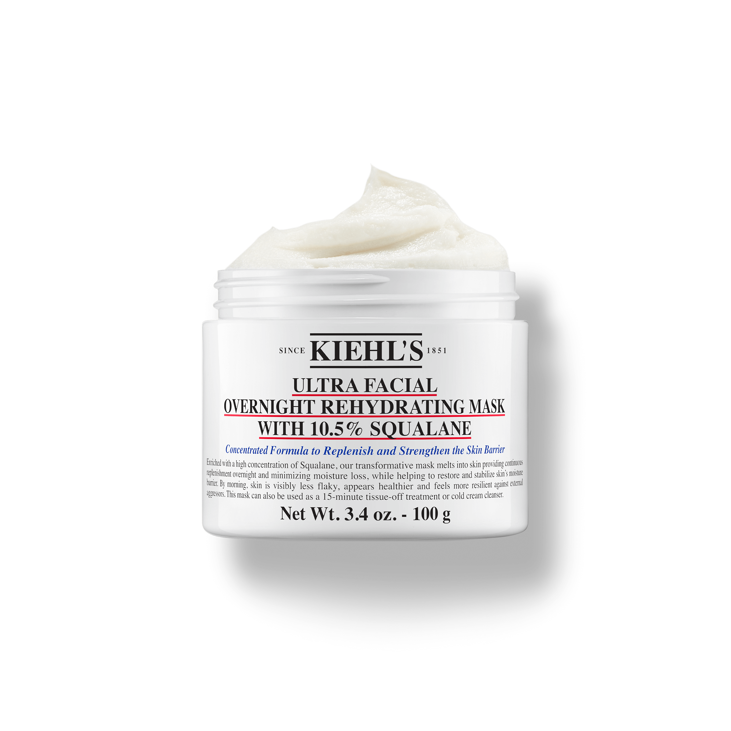 Ultra Facial Overnight Rehydrating Mask With 105 Squalane Kiehls Ie